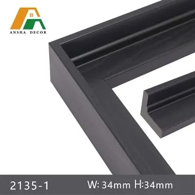 Do matte PS picture frame mouldings work well in a small room?
