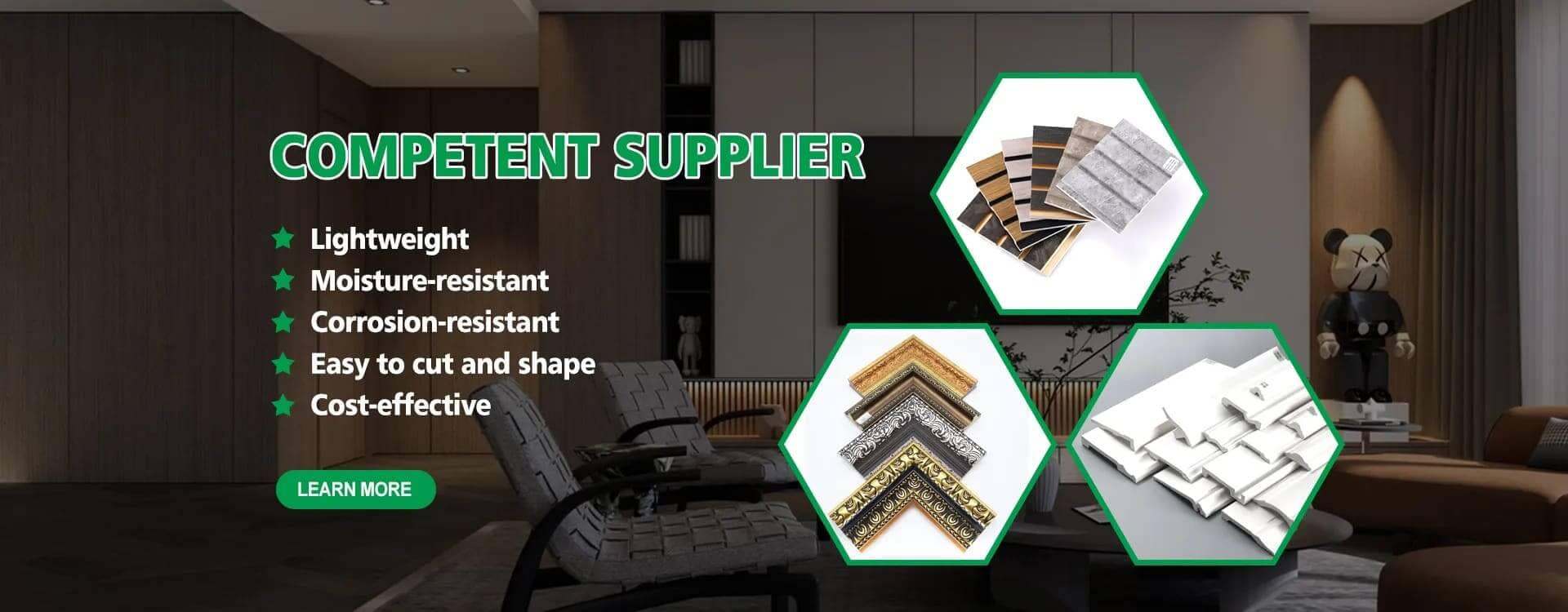 Competent supplier wall panel banner